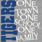 Tigers One Town One School One Family Ready to Press Transfer DTF Transfer