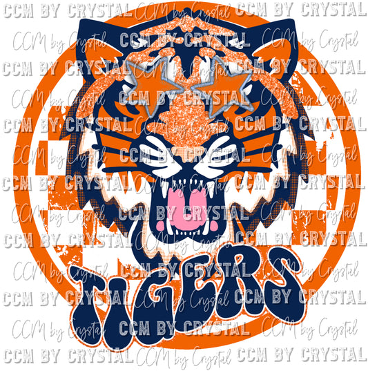 Tigers Orange and Navy Ready to Press Transfer