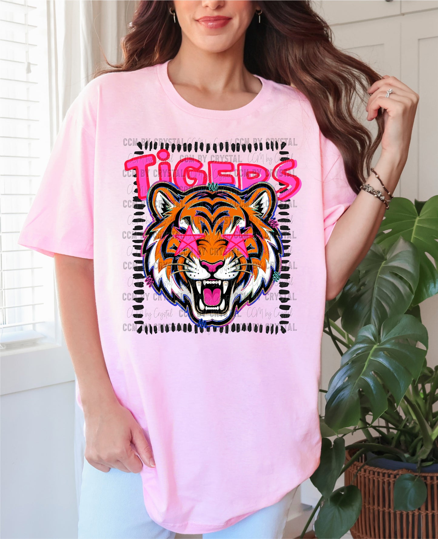 Tigers Starstruck Pink Out T Shirt