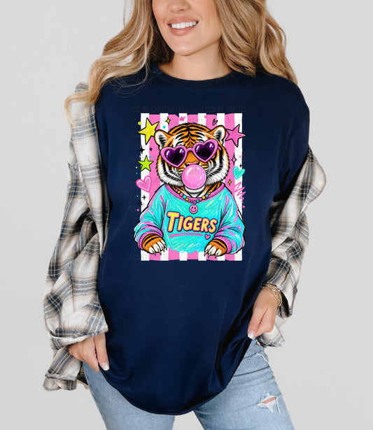 Tigers Bubble Pink Out T Shirt