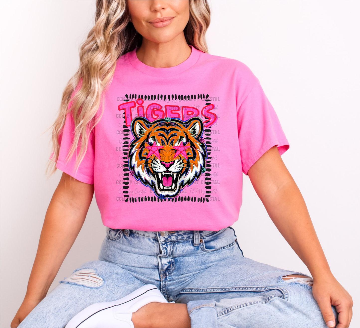 Tigers Starstruck Pink Out T Shirt