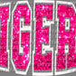 Tigers Pink Mascot Ready to Press Transfer
