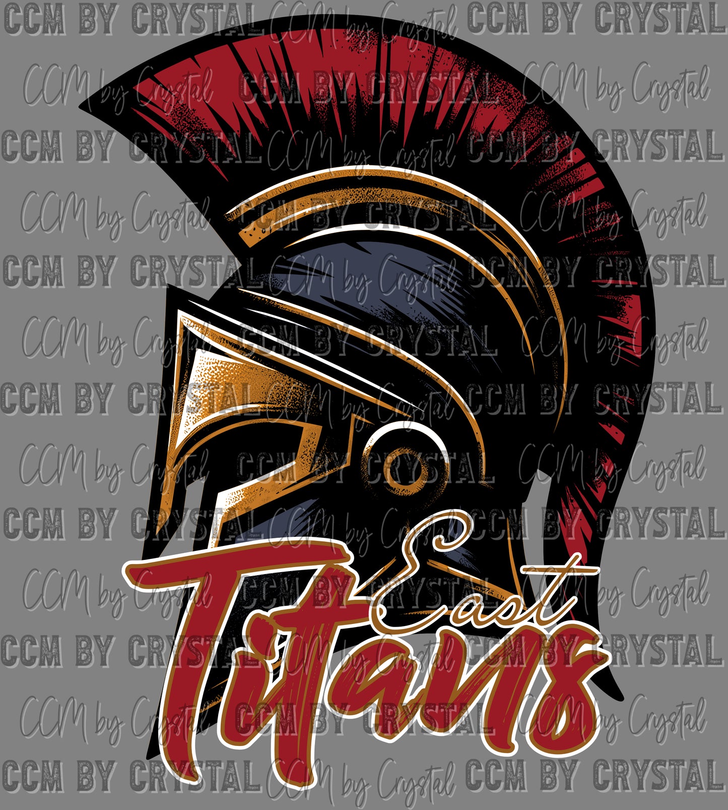 Victoria East Titans Ready to Press Transfer DTF Transfer