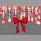 Titans Bow Mascot Ready to Press Transfer DTF Transfer Sublimation Transfer