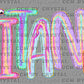 Titans Pastel Mascot Ready to Press DTF Transfers Sublimation Transfers