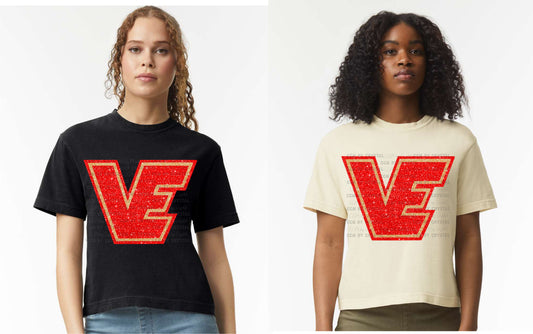 Titans Victoria East Cropped Comfort Colors T-Shirt