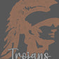 Trojans 2-Color Approximately 11" wide Spangle Transfer (Copy) (Copy)