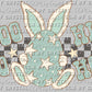 Too Hip to Hop Bunny Easter Ready to Press Transfer DTF Transfer Sublimation Transfer