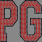 TopGun Approximately 11" wide X 3" Tall Spangle Transfer