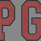 Top Gun Approximately 11" wide X 3" Tall Spangle Transfer