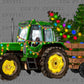 Christmas Tree Tractor Ready to Press Transfer DTF Transfer Sublimation Transfer