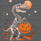 Fall Halloween T-Rex Ready to Press Transfer DTF Transfer Sublimation Transfer