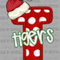 T Tigers Christmas Ready to Press Transfer DTF Transfer Sublimation Transfer