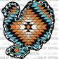 Show Turkey Solid Aztec Ready to Press Transfer