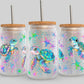Colorful Turtles UV Transfer 16oz Libby Glass Can Wrap Ready to Apply