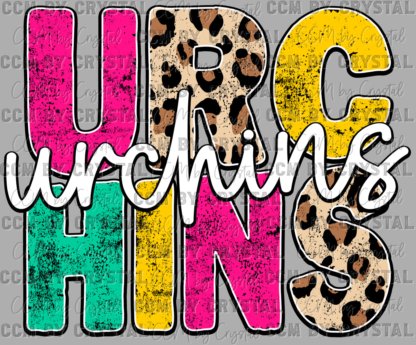 Urchins Mascot Ready to Press Transfer DTF Transfer Sublimation Transfer