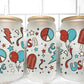 USA Summer UV Transfer 16oz Libby Glass Can Wrap Ready to Apply