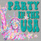 USA 4th of July Patriotic DTF Transfer Sublimation Transfer