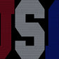 USA 3-Color Approximately 11" wide Spangle Transfer