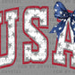 USA Side Bow 4th of July USA Patriotic Ready to Press DTF Transfers Sublimation Transfers