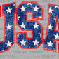 USA Stars 4th of July Patriotic Ready to Press DTF Transfers Sublimation Transfers