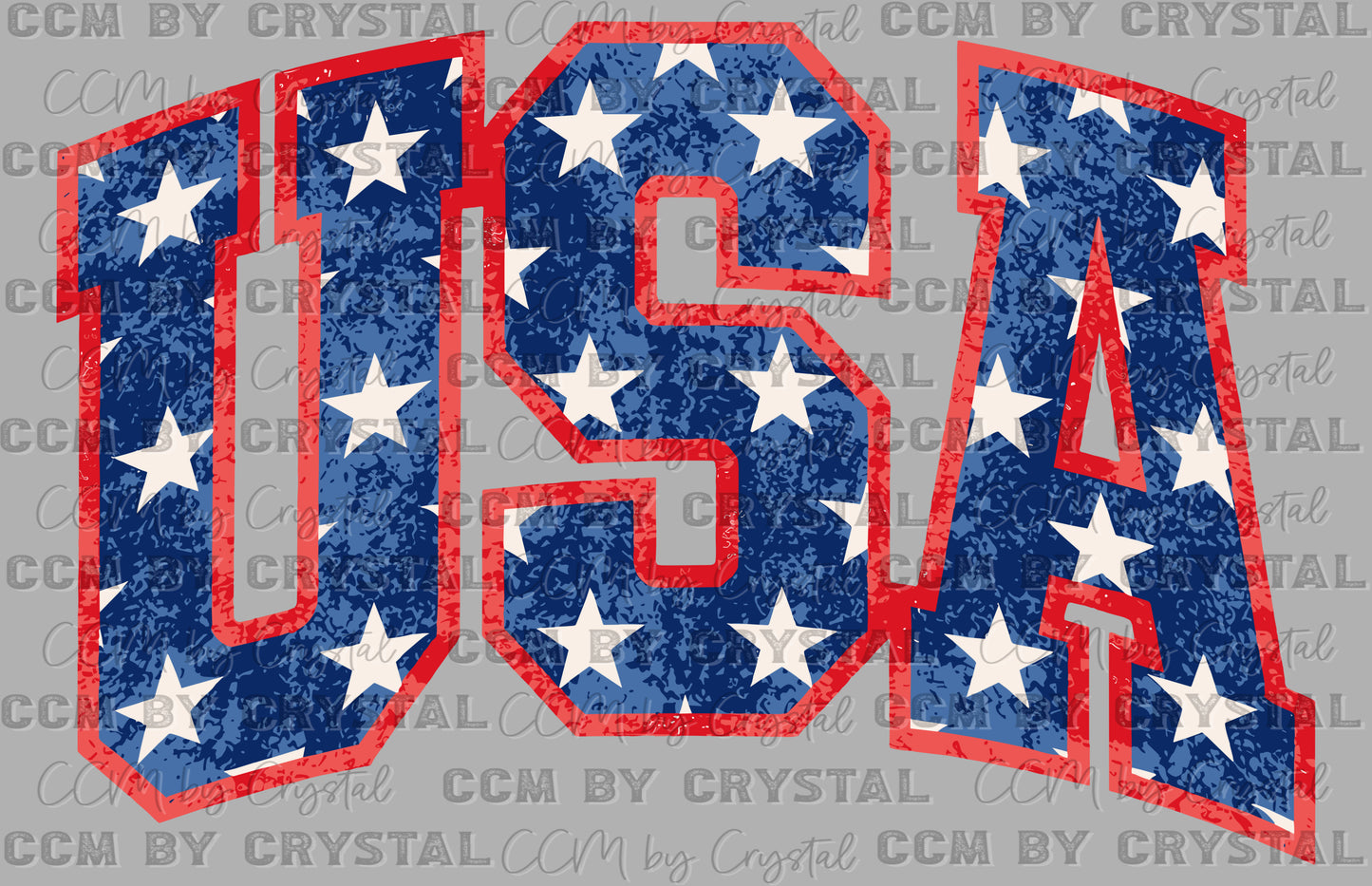 USA Stars 4th of July Patriotic Ready to Press DTF Transfers Sublimation Transfers