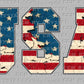 USA Flag Ready to Press Transfer DTF Transfer Sublimation Transfer