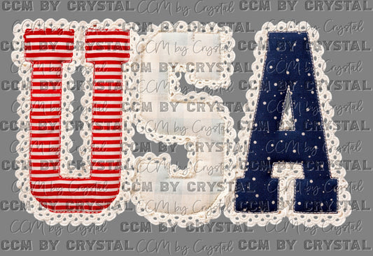 USA 4th of July Patriotic Ready to Press DTF Transfers