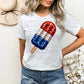 USA Popsicle Faux Sequins Faux Embroidery Ready to Press Transfer