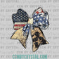 Soldier Bow USA 4th of July Ready to Press Transfer DTF Transfer Sublimation Transfer
