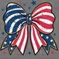 Usa Bow 4th of July Ready to Press Transfer DTF Transfer Sublimation Transfer