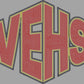 VEHS Victoria East High School Spangle Transfer 3 colors