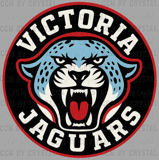 Victoria Jaguars Ready to Press Instant Peel DTF Transfers Sublimation Transfers