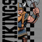 Vikings Checkered Sports Mascot Ready to Press Transfer DTF Transfer Sublimation Transfer