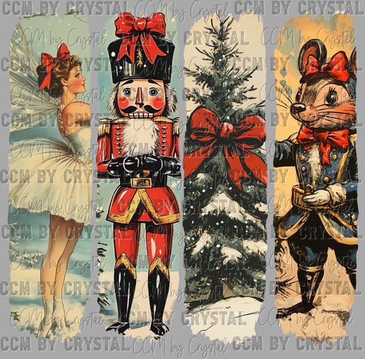 Vintage Christmas Ready to Press Transfer Direct to Film DTF Transfers Sublimation Transfer (Copy)