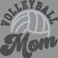 Volleyball Mom 2-Color Approximately 11" Wide Spangle Transfer