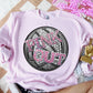 Pink Out Volleyball Faux Rhinestones Ready to Press Transfer DTF Transfer Sublimation Transfer
