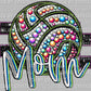 Volleyball Mom Faux Rhinestones Effect Ready to Press Transfer DTF Transfer Sublimation Transfer