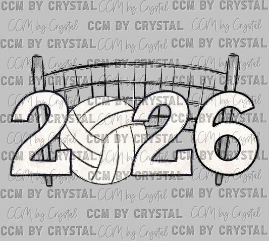 2026 Volleyball Ready to Press Transfer DTF Transfer Sublimation Transfer