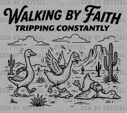 Walking By Faith Ready to Press DTF Transfers Sublimation Transfers