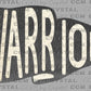 Warriors Pennant Mascot Ready to Press Transfer DTF Transfer Sublimation Transfer