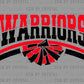 Warriors Cheer Ready to Press Transfer DTF Transfer Sublimation Transfer
