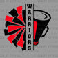 Warriors Cheer Ready to Press Transfer DTF Transfer Sublimation Transfer
