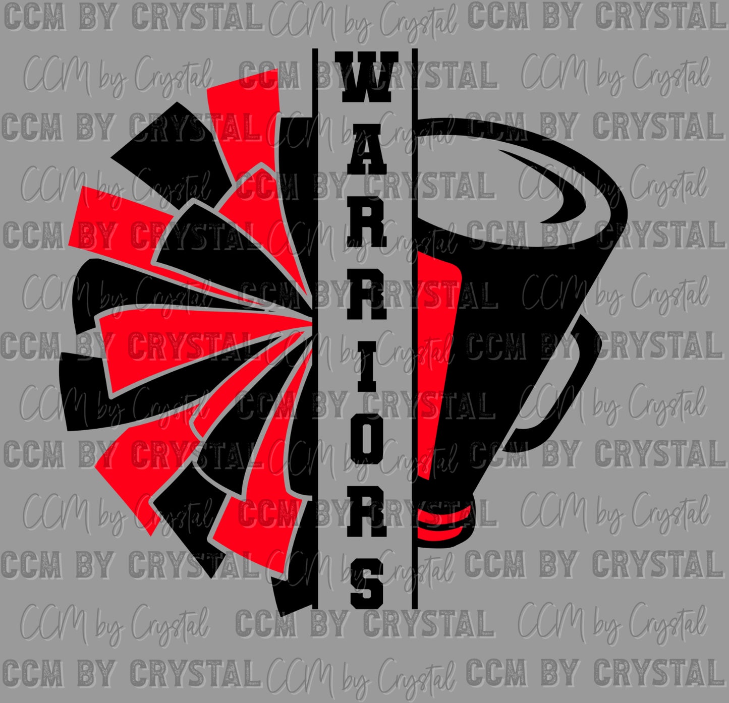 Warriors Cheer Ready to Press Transfer DTF Transfer Sublimation Transfer