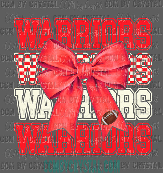 Warriors Football Ready to Press Transfer DTF Transfer