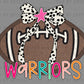 Warriors Football Bow Mascot Ready to Press Transfer DTF Transfer Sublimation Transfer