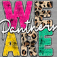 We Are Panthers Mascot Ready to Press Transfer DTF Transfer Sublimation Transfer