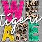 We Are Tigers Mascot Ready to Press Transfer DTF Transfer Sublimation Transfer
