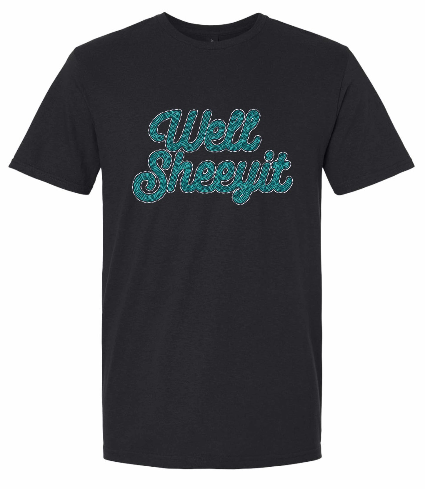 Well Sheeyit Spangle T Shirt, Long Sleeve, Sweatshirt