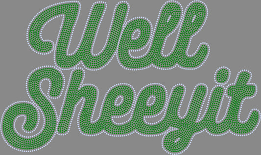 Well Sheeyit 13.3" Wide 2-Color Spangle Transfer